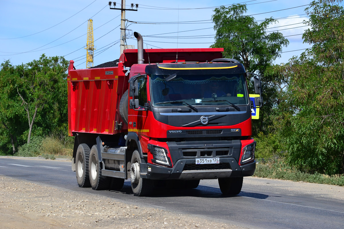 Волгоградская область, № В 351 ХВ 134 — Volvo ('2013) FMX.420 [X9P]