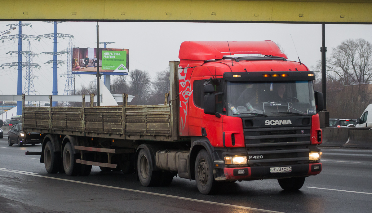 Тульская область, № Р 073 РС 71 — Scania ('1996, общая модель)