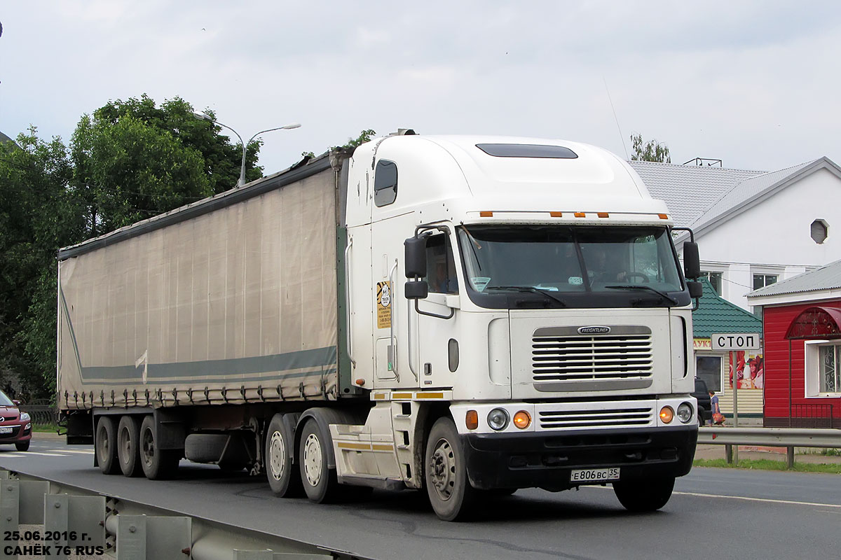 Вологодская область, № Е 806 ВС 35 — Freightliner Argosy