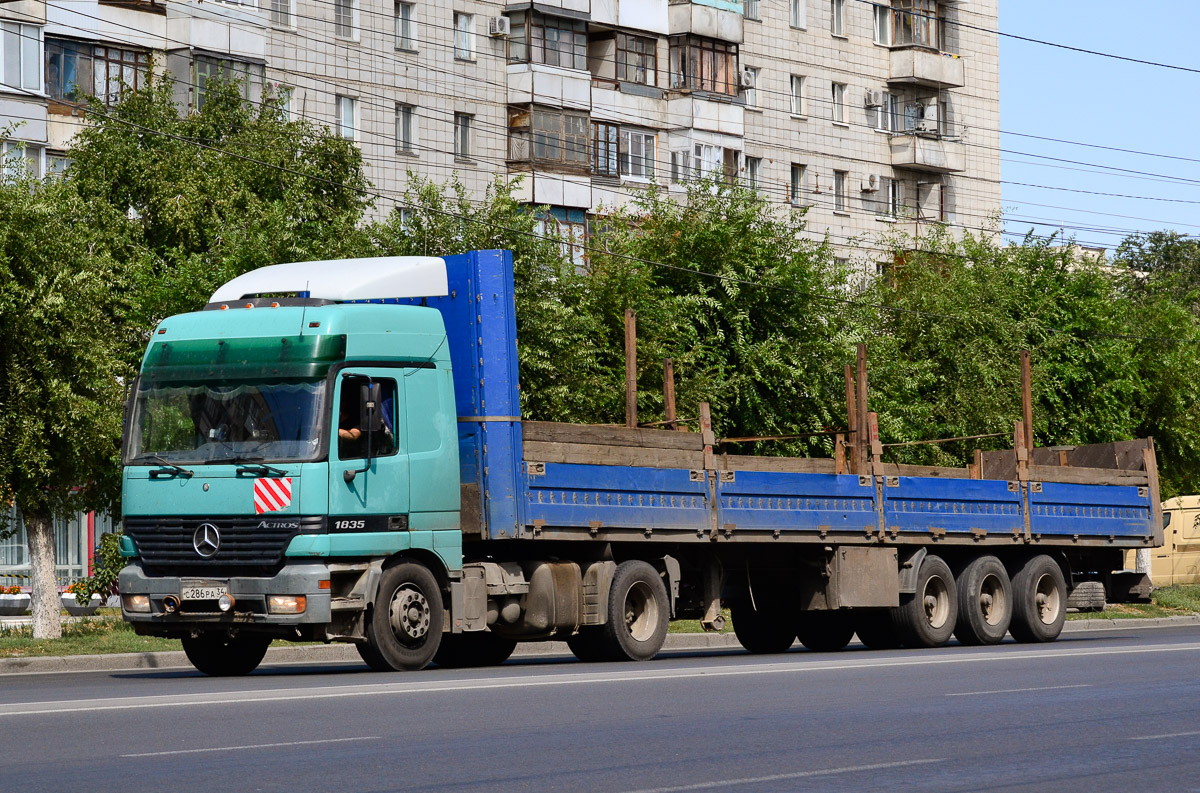 Волгоградская область, № С 286 РА 34 — Mercedes-Benz Actros ('1997) 1835