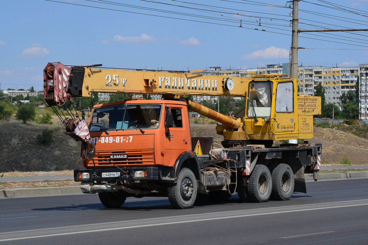 Волгоградская область, № С 448 МВ 34 — КамАЗ-53215-15 [53215R]