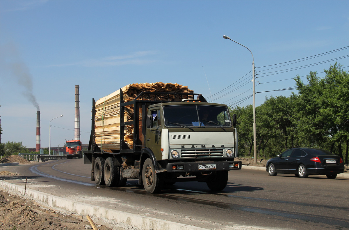 Красноярский край, № О 470 АТ 124 — КамАЗ-5320