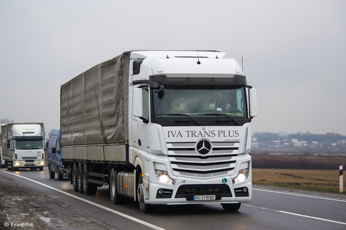 Закарпатская область, № АО 2119 ВО — Mercedes-Benz Actros ('2011) 1845