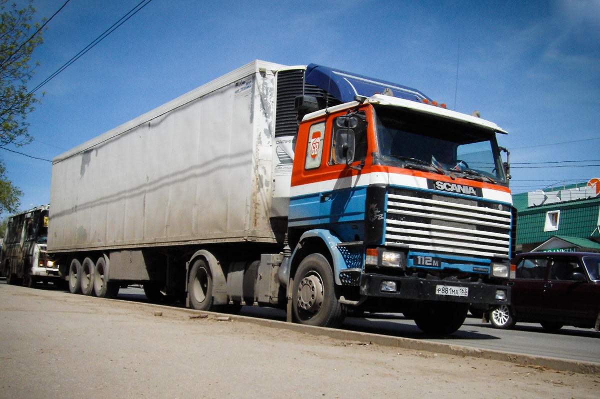 Самарская область, № Р 881 МА 163 — Scania ('1996, общая модель)