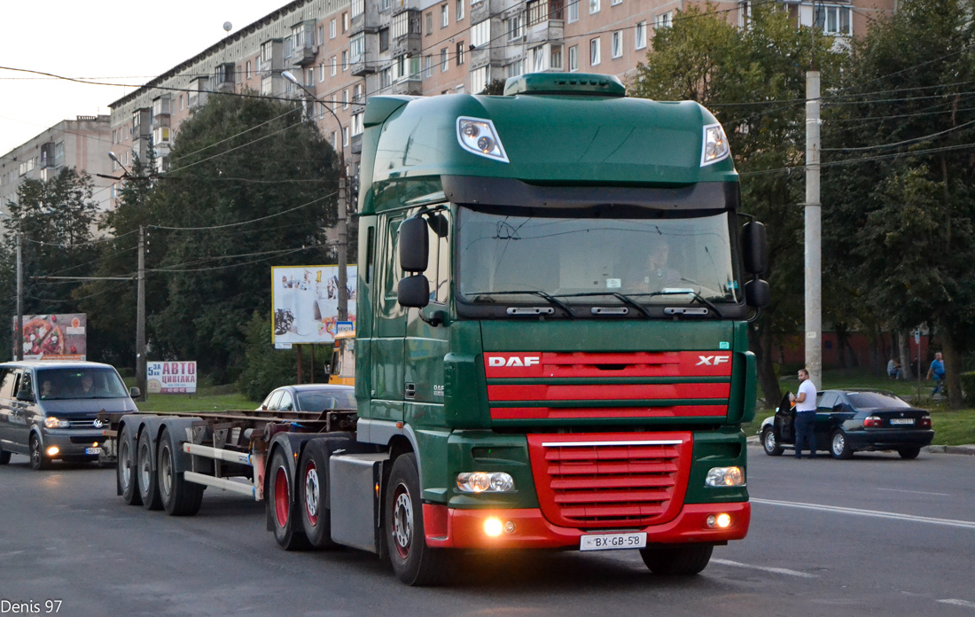 Нидерланды, № BX-GB-58 — DAF XF105 FTG