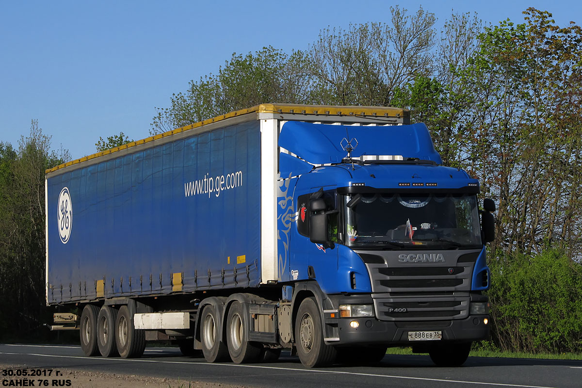 Вологодская область, № Е 888 ЕВ 35 — Scania ('2011) P400