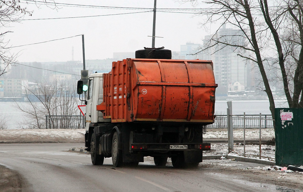 Воронежская область, № К 759 ХМ 36 — МАЗ-5550B2