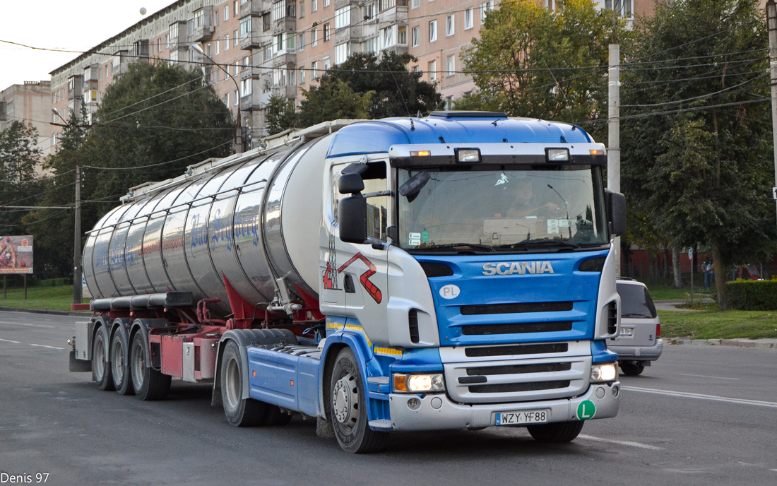 Польша, № WZY YF88 — Scania ('2004, общая модель)