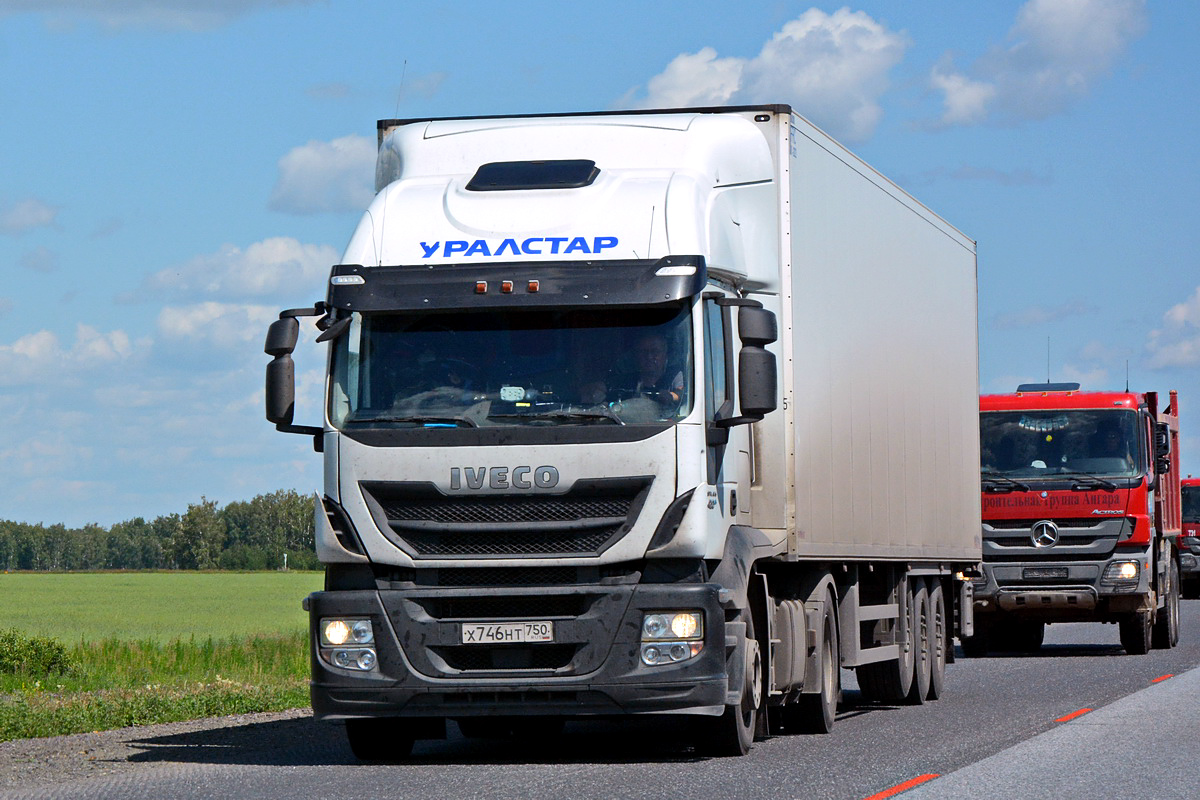 Московская область, № Х 746 НТ 750 — IVECO Stralis ('2012)