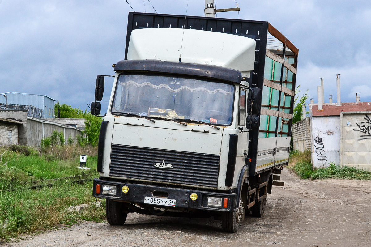 Волгоградская область, № С 055 ТУ 34 — МАЗ-437040 "Зубрёнок"