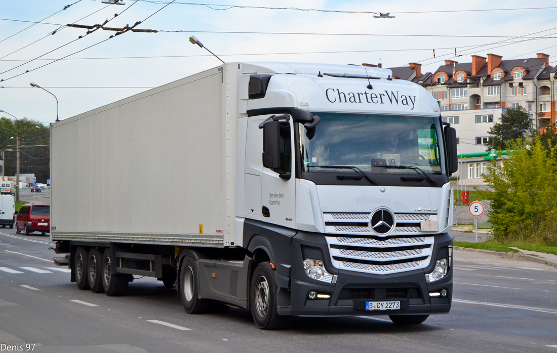 Германия, № B-CY 2273 — Mercedes-Benz Actros ('2011) 1845