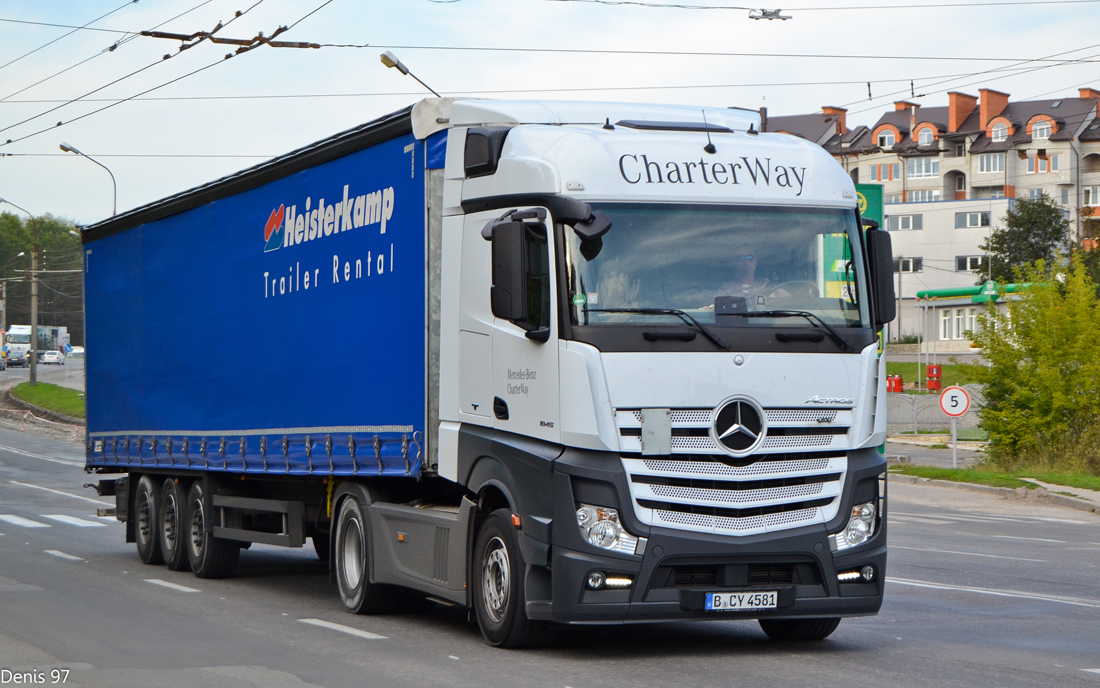 Германия, № B-CY 4581 — Mercedes-Benz Actros ('2011) 1845