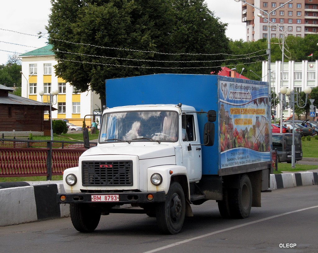 Витебская область, № ВМ 8793 — ГАЗ-3307