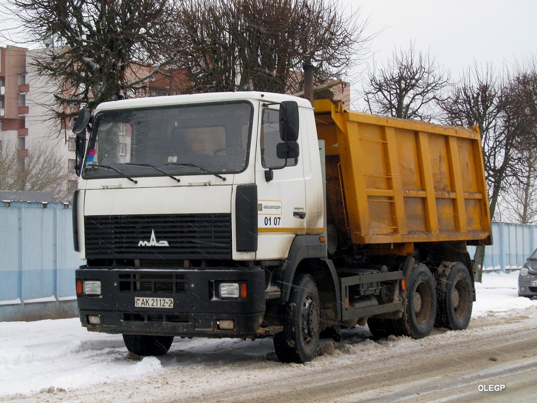 Витебская область, № АК 2112-2 — МАЗ-6501 (общая модель)