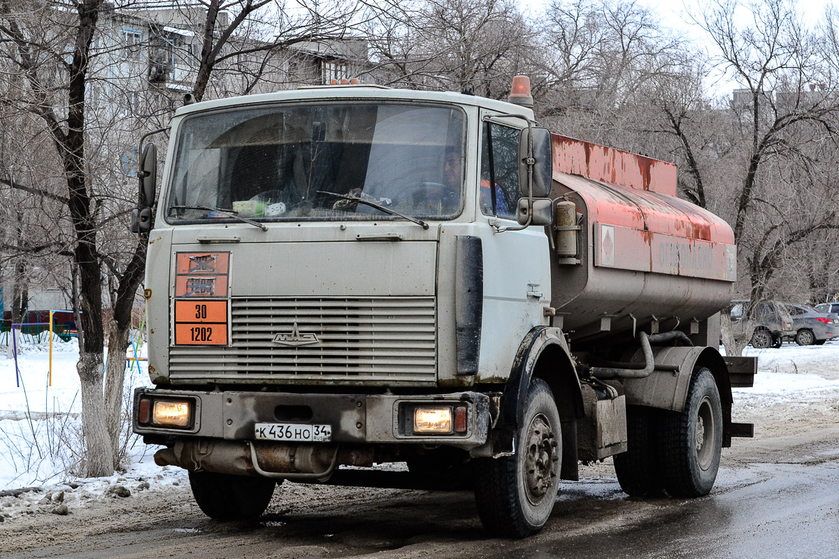 Волгоградская область, № К 436 НО 34 — МАЗ-533702