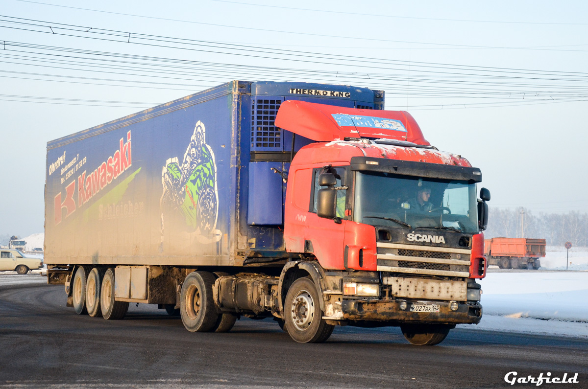 Кемеровская область, № К 027 ВК 142 — Scania ('1996) P114G