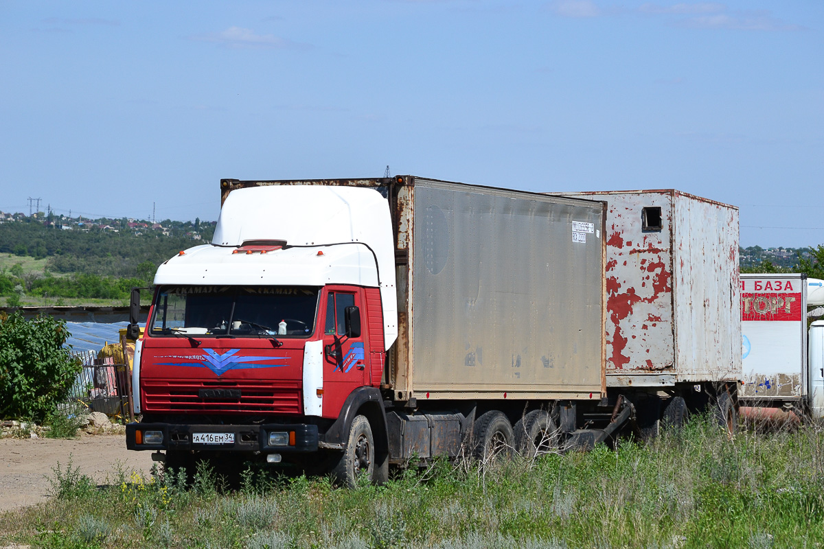 Волгоградская область, № А 416 ЕМ 34 — КамАЗ-53213