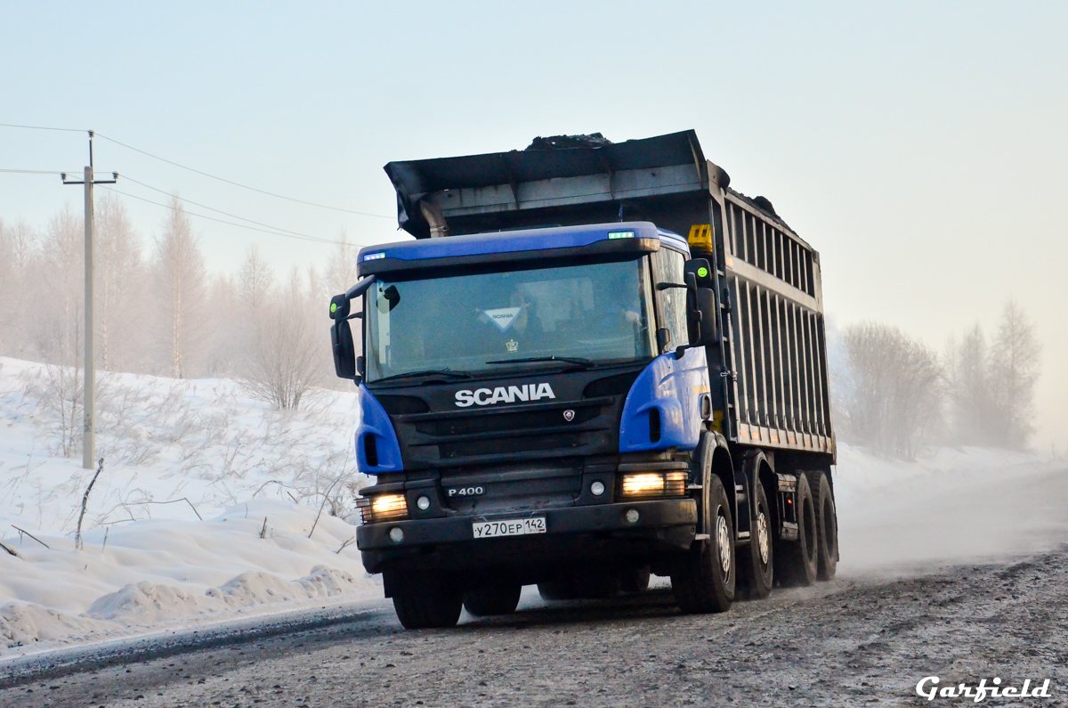 Кемеровская область, № У 270 ЕР 142 — Scania ('2011) P400