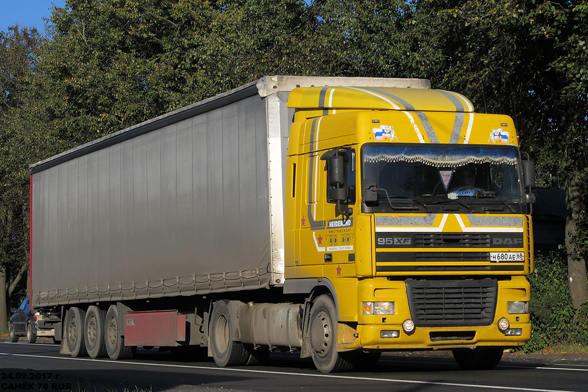 Тамбовская область, № Н 680 АЕ 68 — DAF 95XF FT