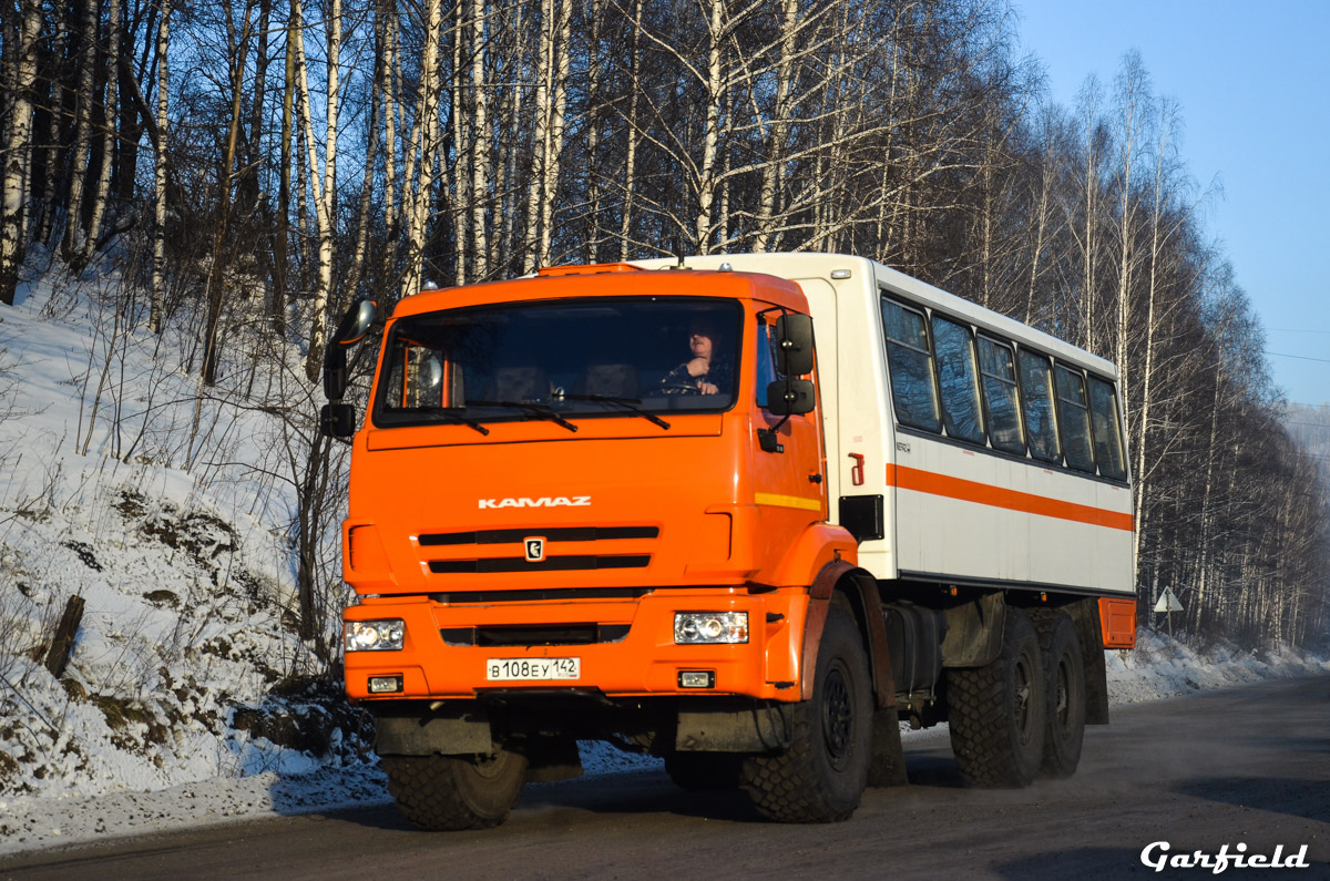 Кемеровская область, № В 108 ЕУ 142 — КамАЗ-5350-42