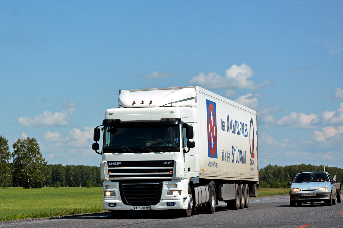 Новосибирская область, № В 439 ОЕ 154 — DAF XF105 FT