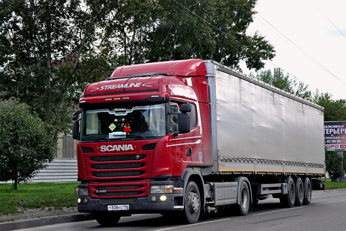 Татарстан, № Т 308 УС 116 — Scania ('2013) G440