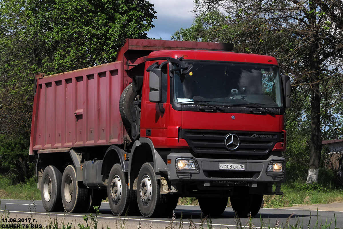 Ярославская область, № У 408 КН 76 — Mercedes-Benz Actros ('2003) 4141