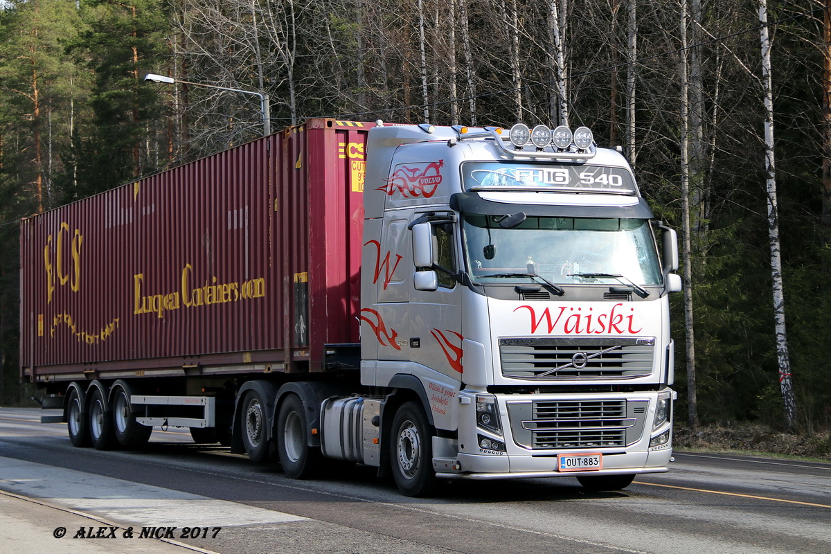 Финляндия, № OUT-883 — Volvo ('2008) FH16.540