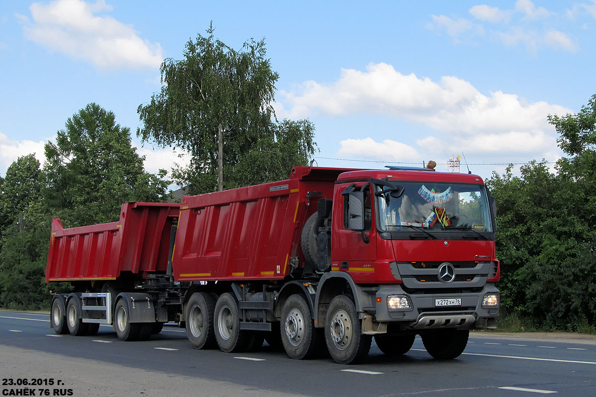 Ярославская область, № Х 272 ХН 76 — Mercedes-Benz Actros '09 4141 [Z9M]