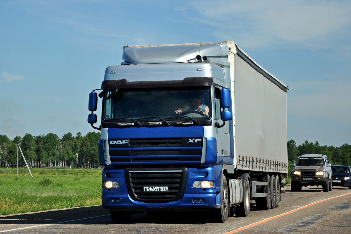 Алтайский край, № Е 978 УЕ 22 — DAF XF105 FT