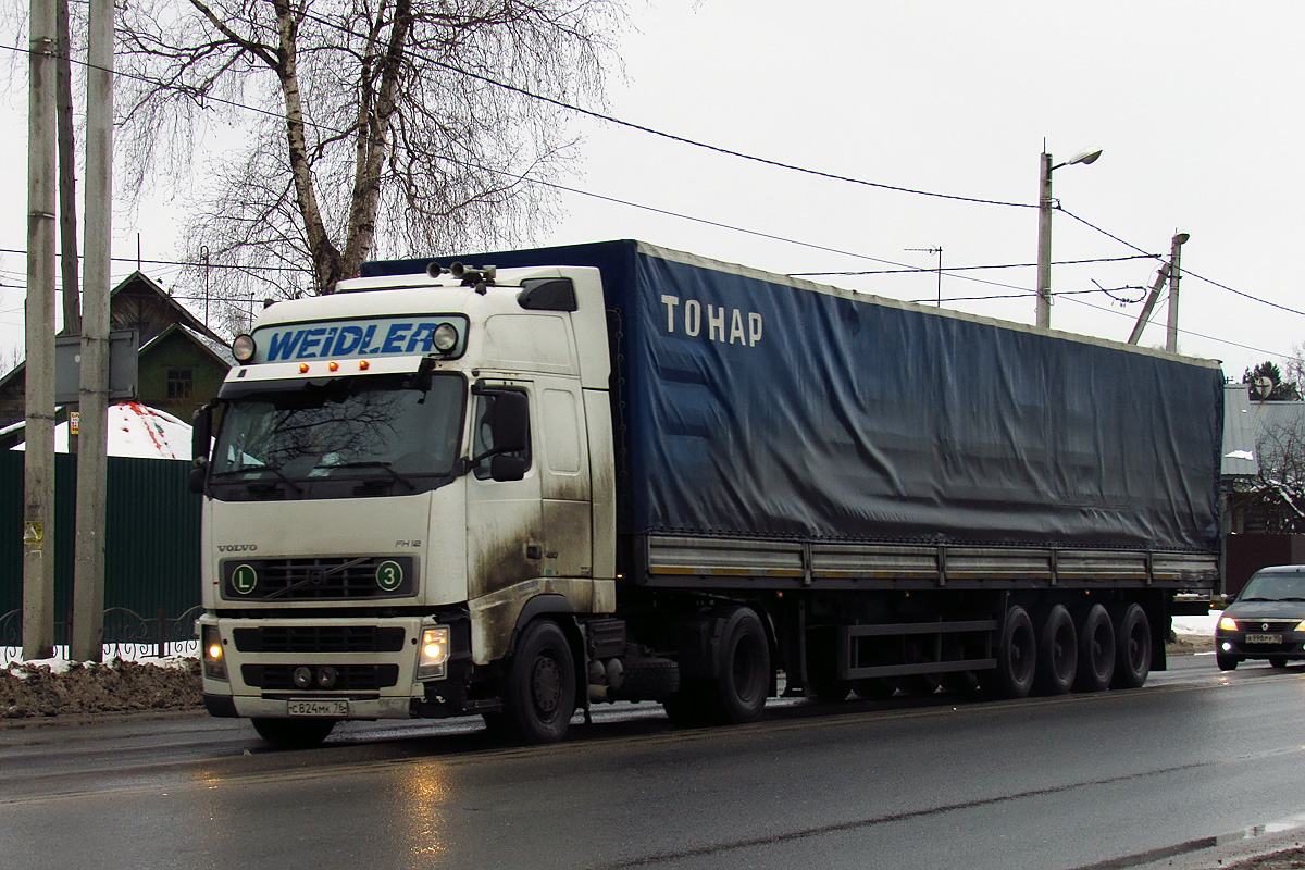 Ярославская область, № С 824 МК 76 — Volvo ('2002) FH12.420