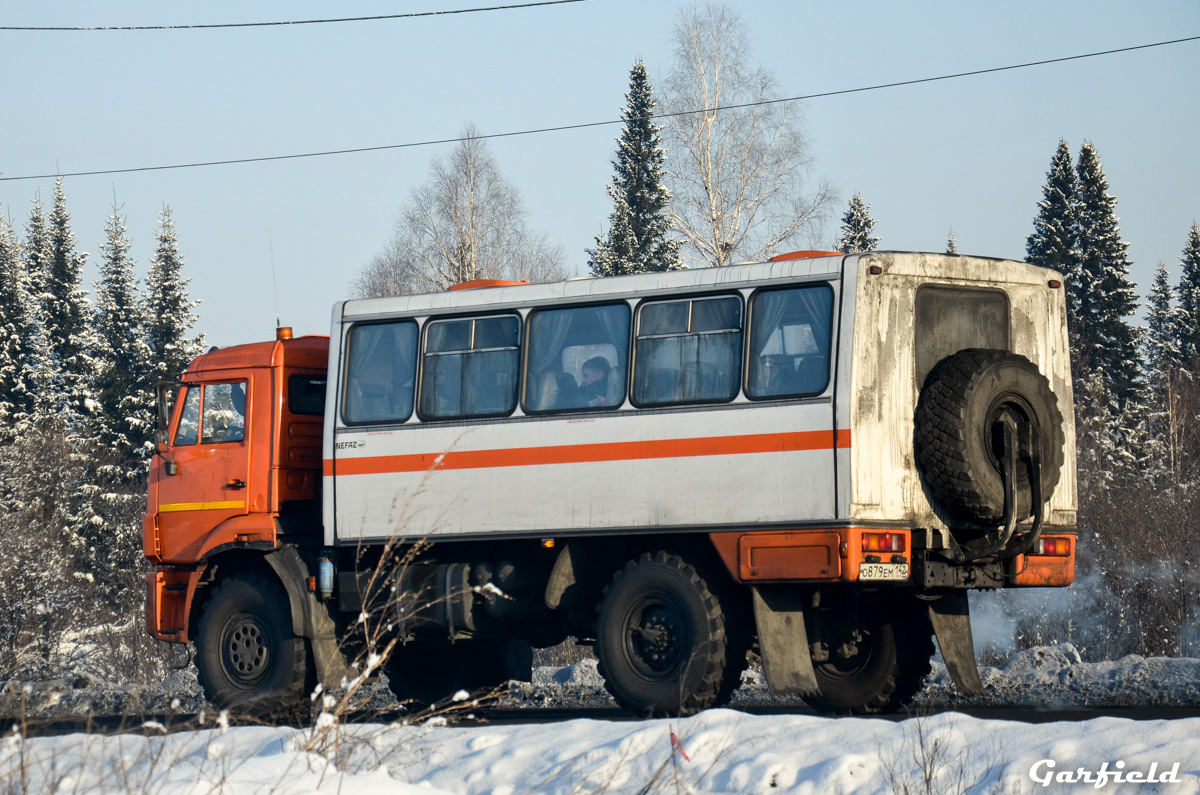 Кемеровская область, № О 879 ЕМ 142 — КамАЗ-43502-45