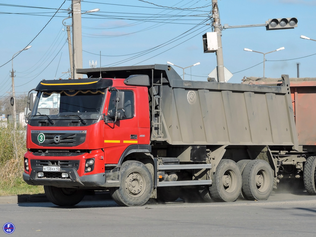 Курганская область, № К 138 КХ 45 — Volvo ('2010) FMX.400 [X9P]