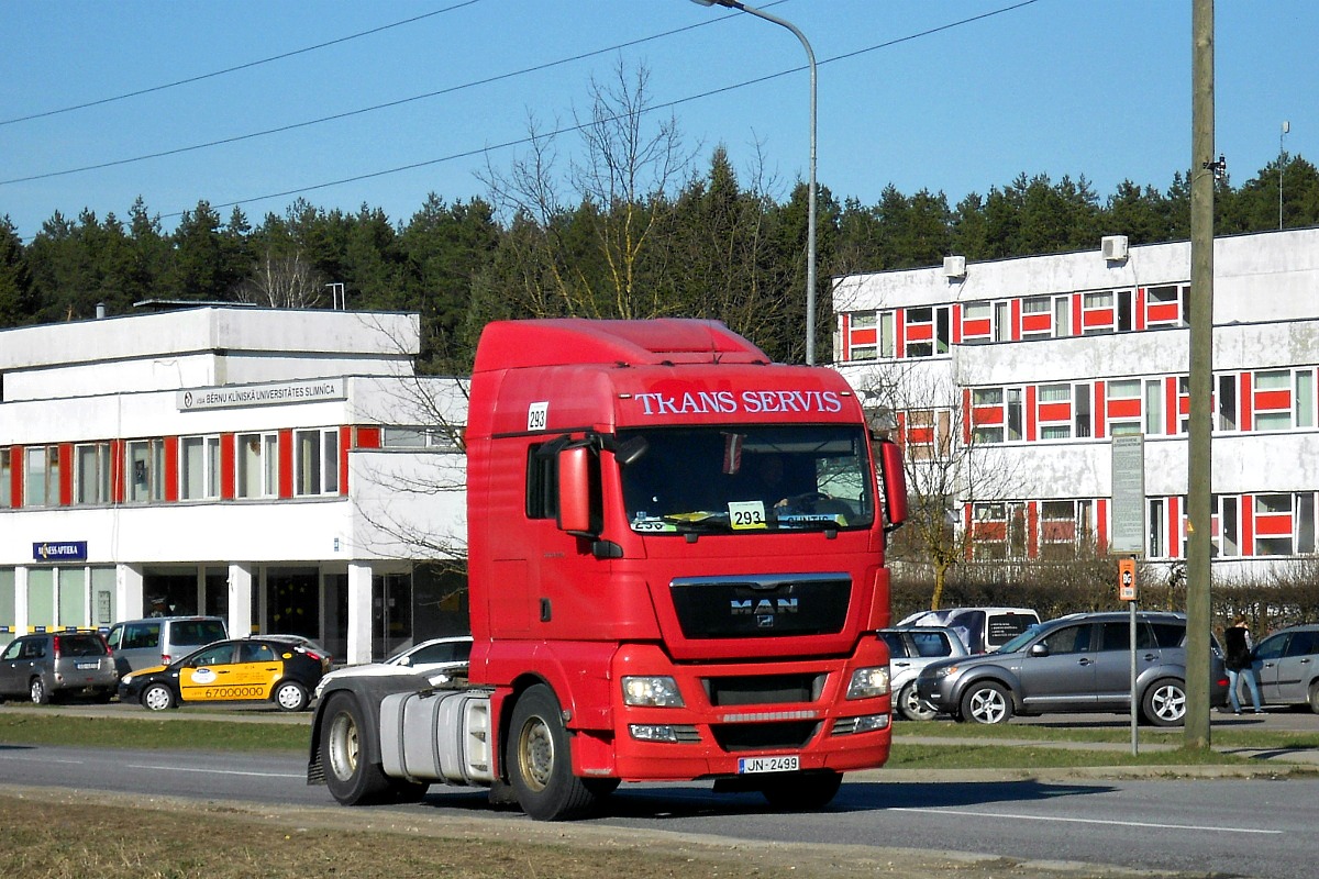 Латвия, № JN-2499 — MAN TGX ('2007) 18.440