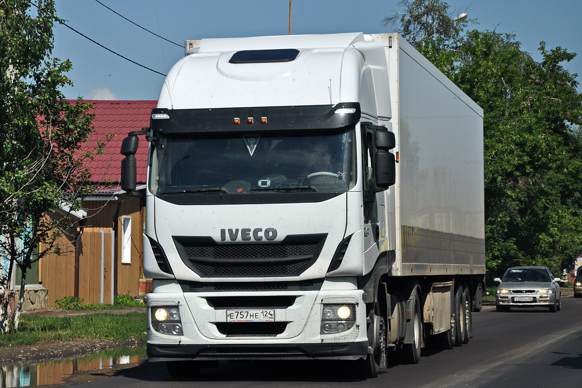 Красноярский край, № Е 757 НЕ 124 — IVECO Stralis ('2012) 500