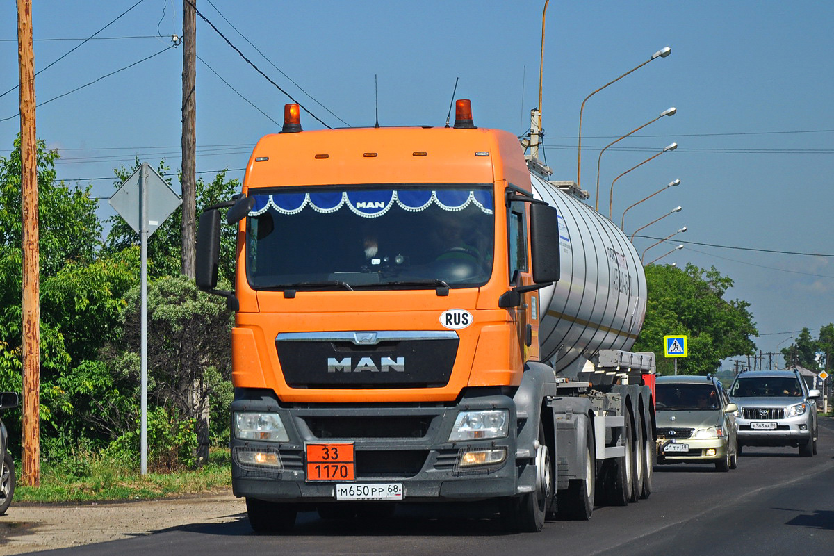 Тамбовская область, № М 650 РР 68 — MAN TGS ('2007) 19.440