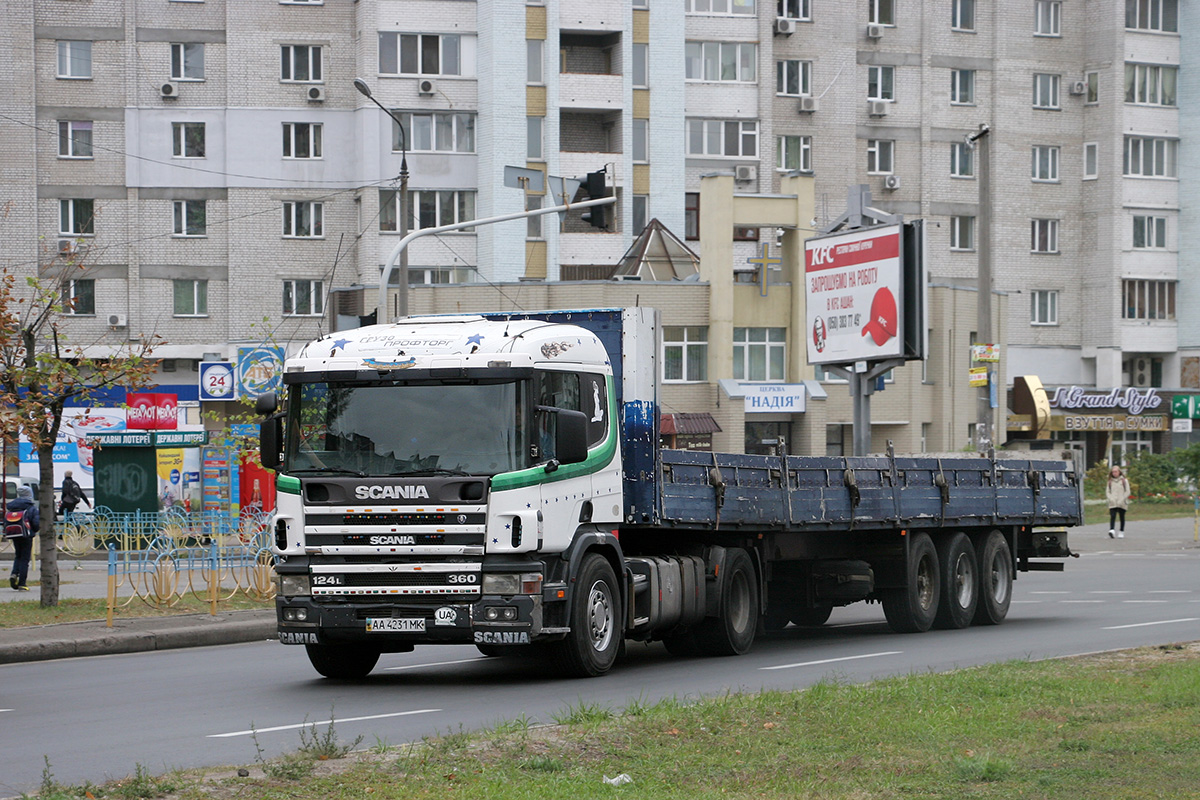 Киев, № АА 4231 МК — Scania ('1996) P124L