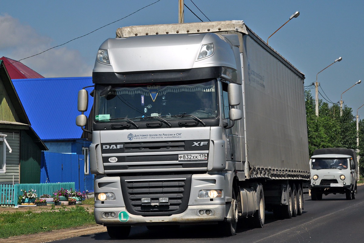 Санкт-Петербург, № Р 832 ХК 178 — DAF XF105 FT