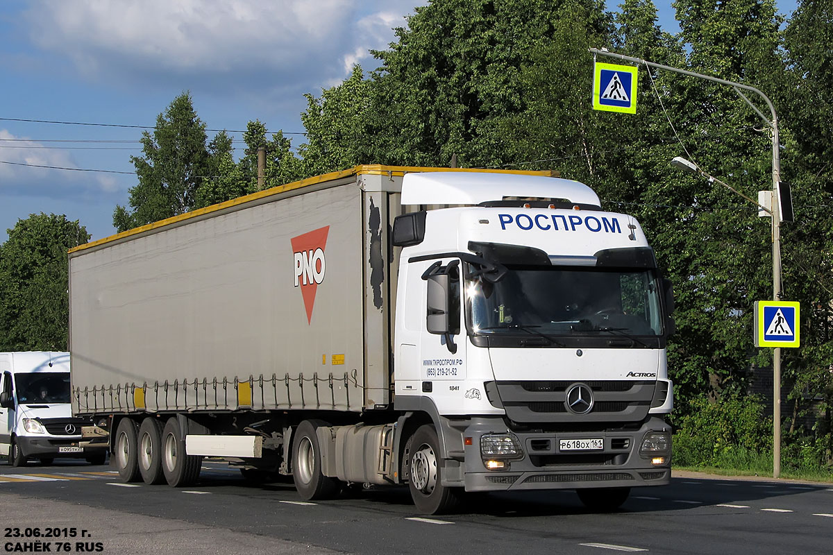 Ростовская область, № Р 618 ОХ 161 — Mercedes-Benz Actros ('2009) 1841