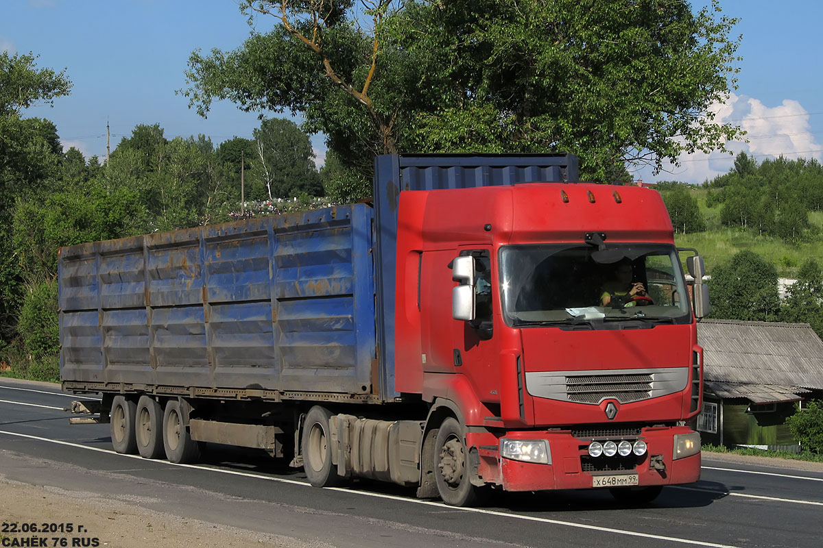 Москва, № Х 648 ММ 99 — Renault Premium ('2006)