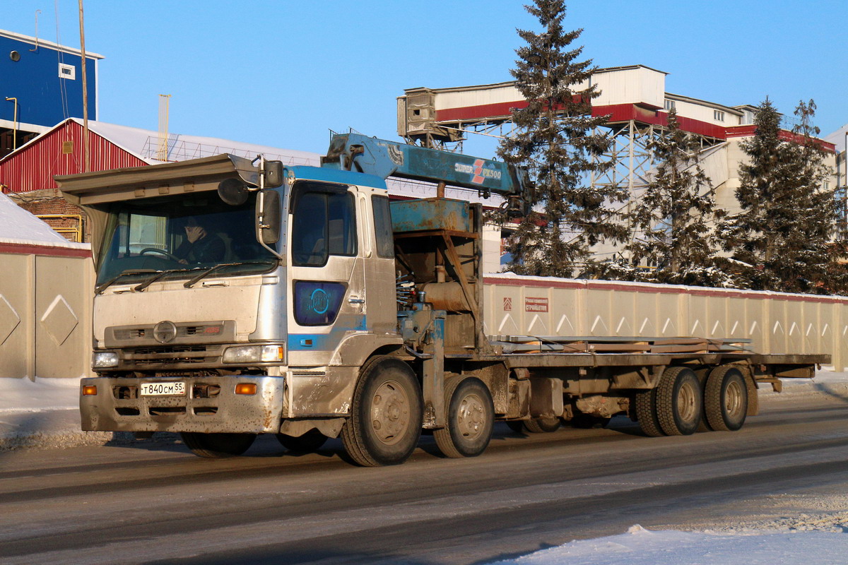 Омская область, № Т 840 СМ 55 — Hino Profia