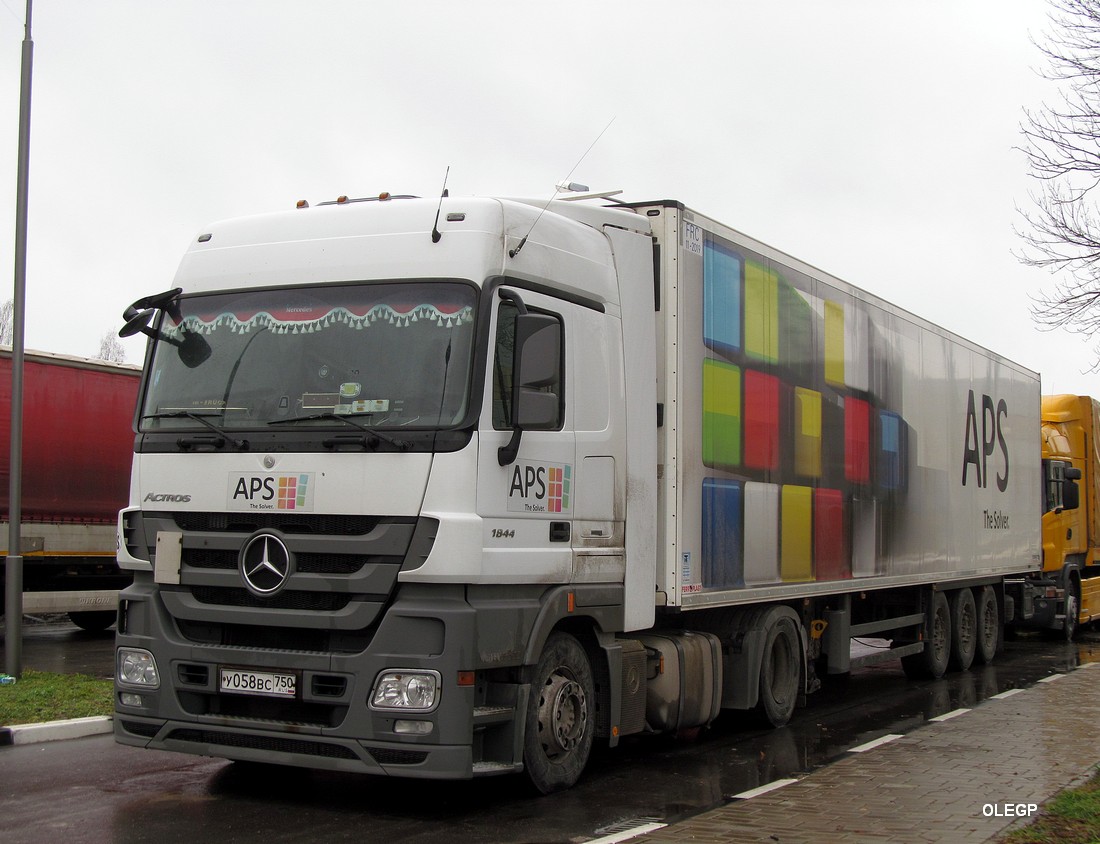 Московская область, № У 058 ВС 750 — Mercedes-Benz Actros ('2009) 1844