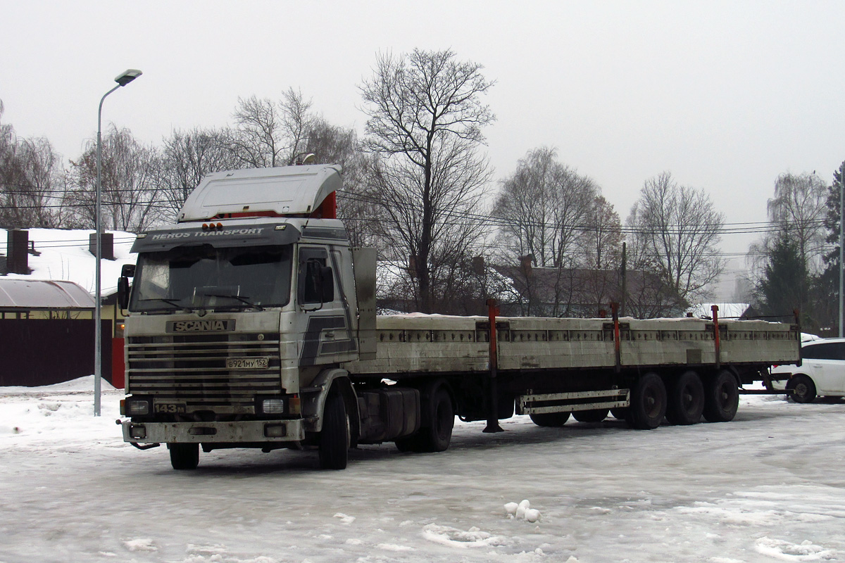 Нижегородская область, № В 921 МУ 152 — Scania ('1996, общая модель)