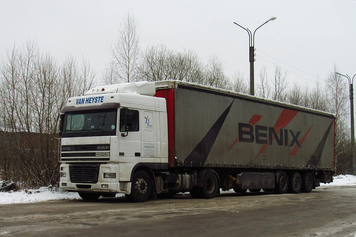 Узбекистан, № 50 K 202 BA — DAF 95XF FT