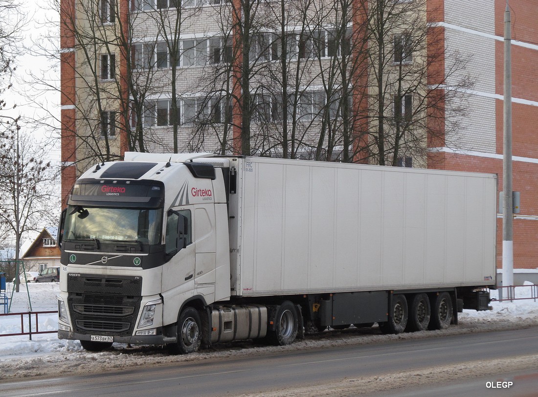 Смоленская область, № А 573 ВК 67 — Volvo ('2012) FH.460 [X9P]