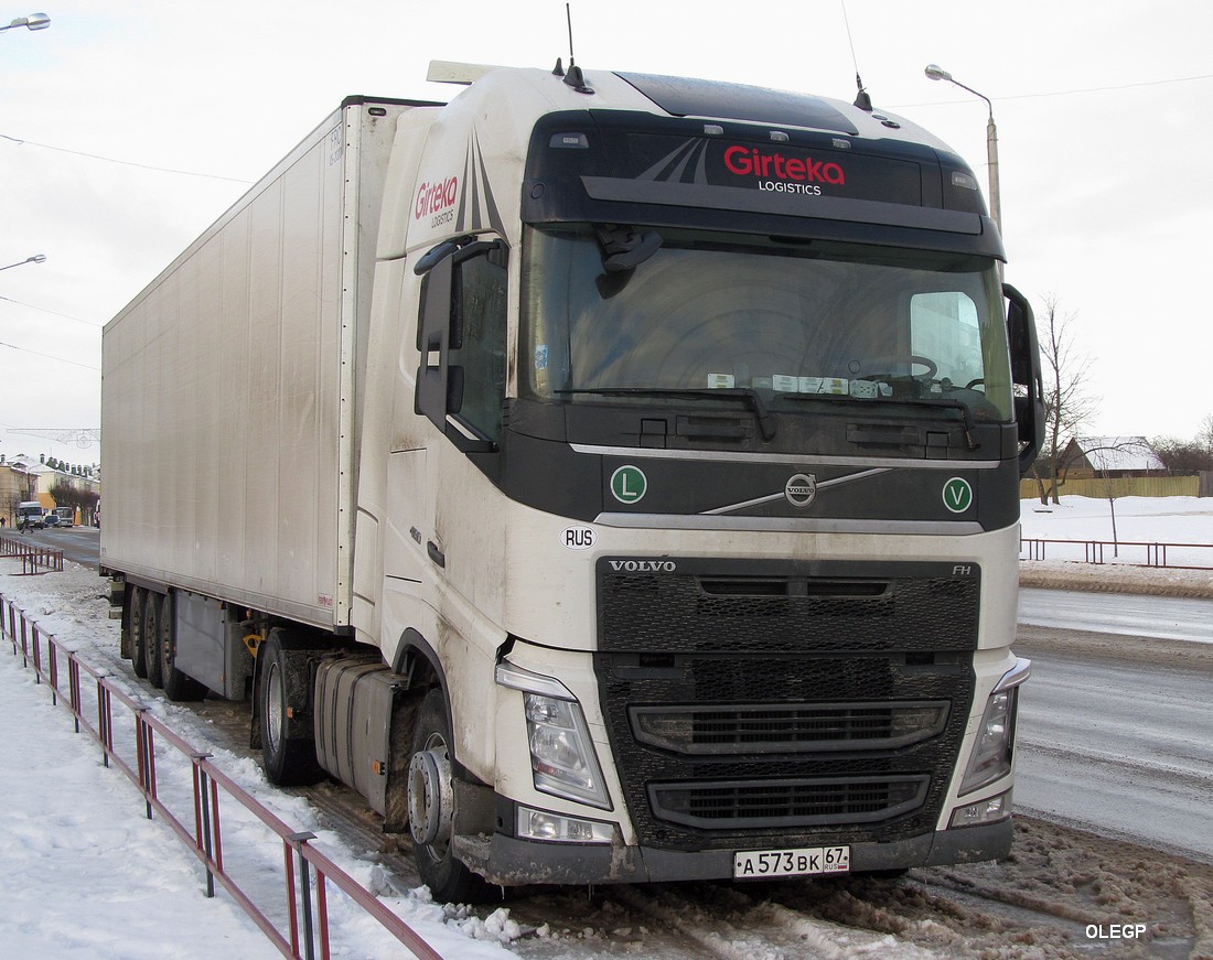 Смоленская область, № А 573 ВК 67 — Volvo ('2012) FH.460 [X9P]