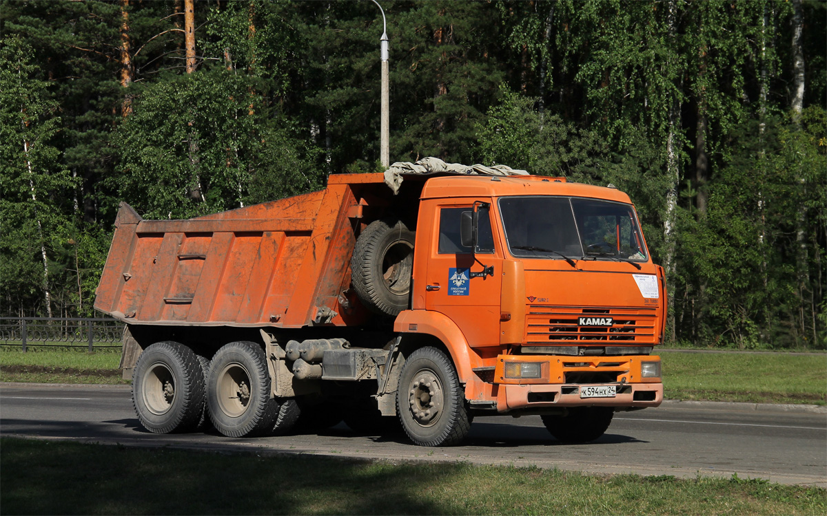 Красноярский край, № К 594 НХ 24 — КамАЗ-65115 [651150]