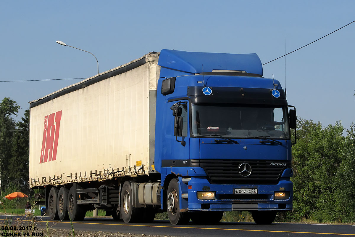 Брянская область, № К 047 НС 32 — Mercedes-Benz Actros ('1997) 1840