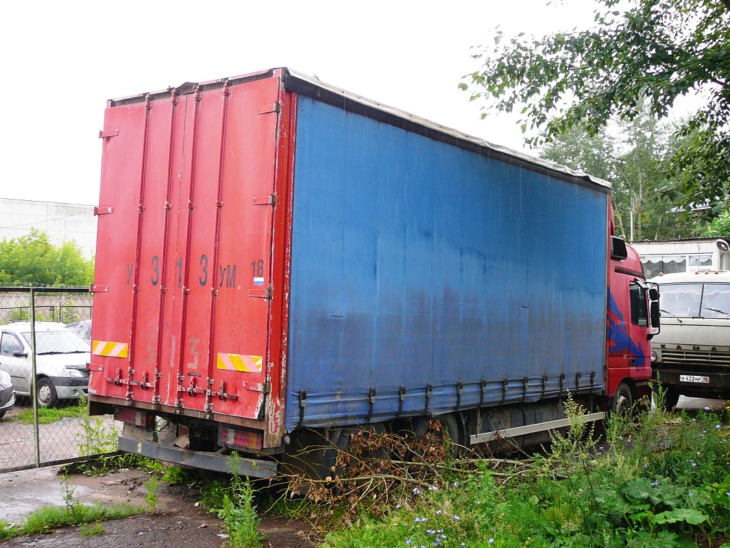 Удмуртия, № У 313 УМ 18 — Mercedes-Benz Actros ('1997)