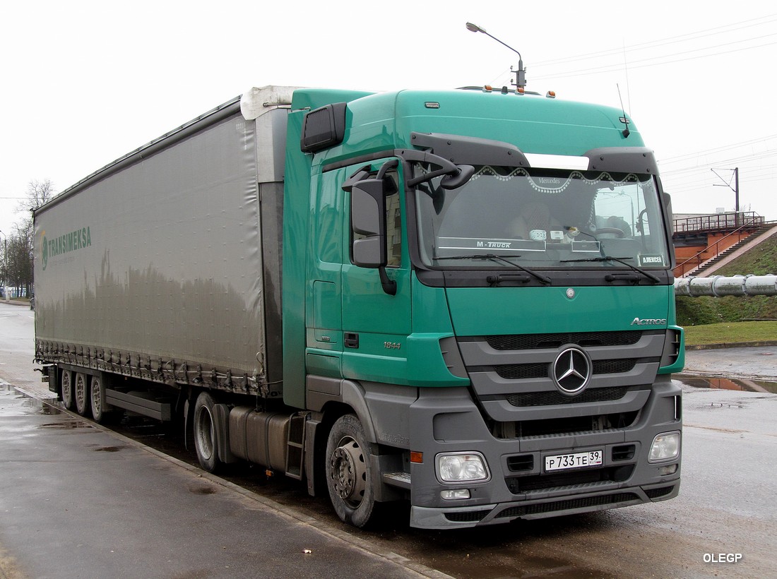 Калининградская область, № Р 733 ТЕ 39 — Mercedes-Benz Actros ('2009) 1844